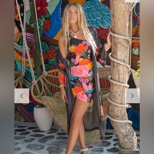 SPELL Beach Bar Robe in After Dark